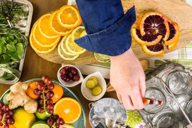 Narenciye infüzyon su Detoks