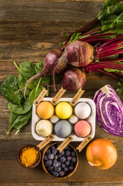 boyalı Paskalya yumurtaları