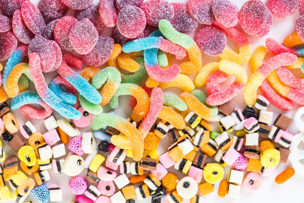 Stäng upp mångfärgade godis — Stockfoto