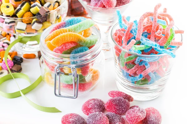 Variedad de caramelos coloridos —  Fotos de Stock