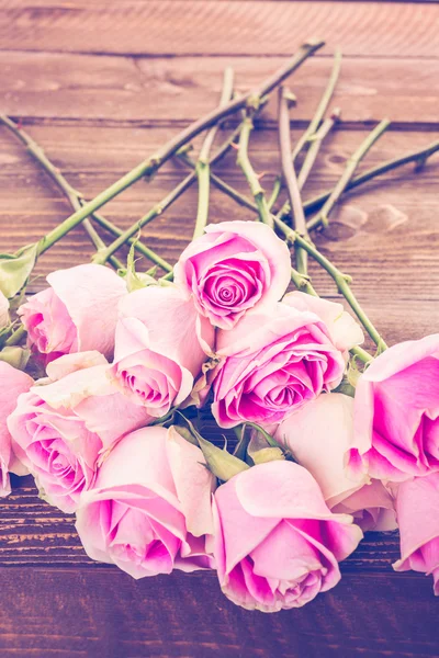 Pink roses view — Stock Photo, Image