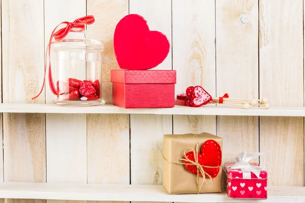 バレンタインデー、チョコレートの箱 — ストック写真