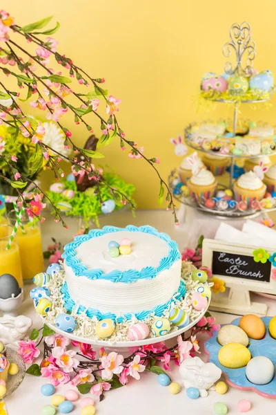 Easter marshmallow chicks — Stock Photo, Image