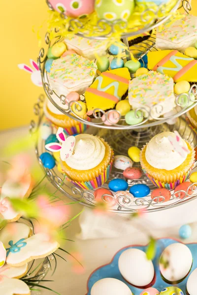 Easter brunch table — Stock Photo, Image