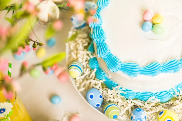 Dessert table for Easter — Stock Photo, Image