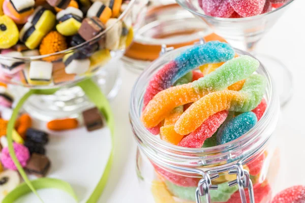 Variedade de doces coloridos — Fotografia de Stock