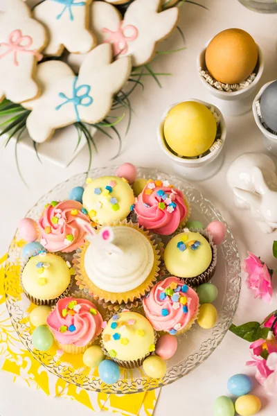 Dessert table for Easter — Stock Photo, Image