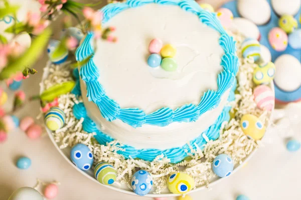 Dessert table for Easter — Stock Photo, Image