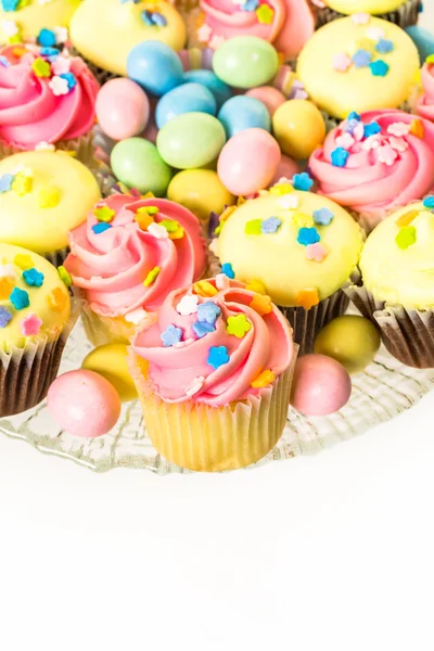 Miniatur-Cupcakes zu Ostern — Stockfoto