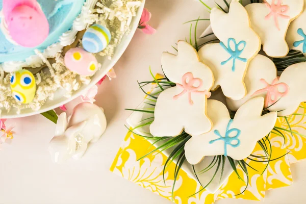 Dessert table, Easter brunch — Stock Photo, Image