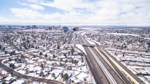 Veduta aerea del Cherry Creek State Park — Foto Stock