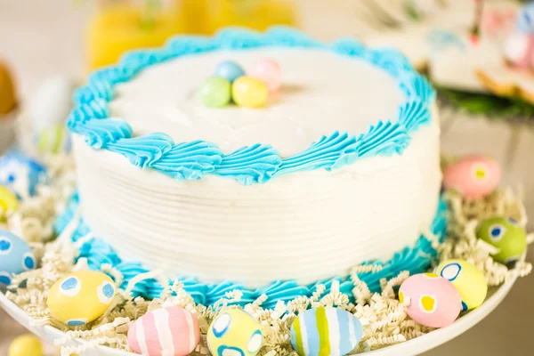 Easter brunch table set — Stock Photo, Image