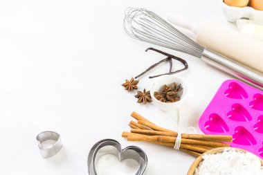 Fırın kalp şeklinde şeker kurabiye