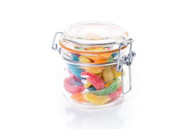 Şeker şeker kavanoz içinde