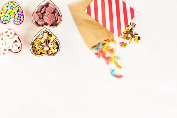 Multicolored candies close up — Stock Photo, Image