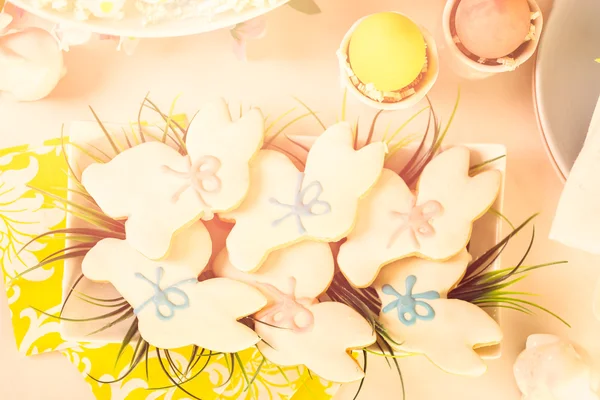 Dessert table, Easter brunch — Stock Photo, Image