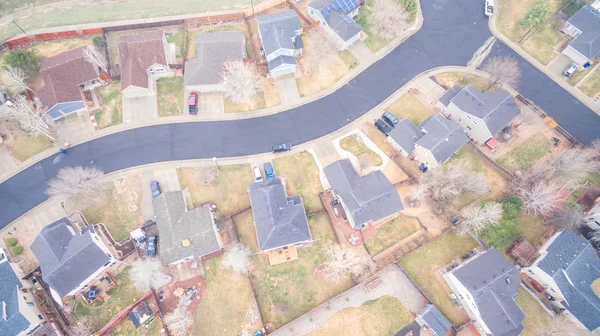 Aerial view of residential neighborhood — Stock Photo, Image