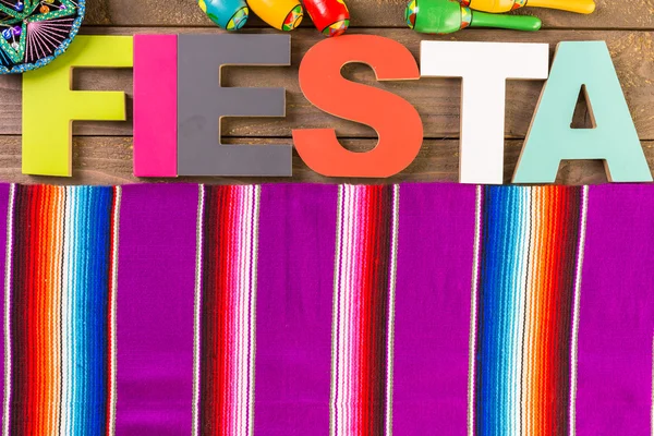 Dekorációk az ünneplő Fiesta — Stock Fotó