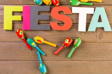 Fiesta kutlamak için dekorasyon