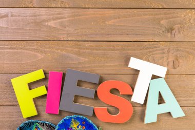 Fiesta kutlamak için dekorasyon