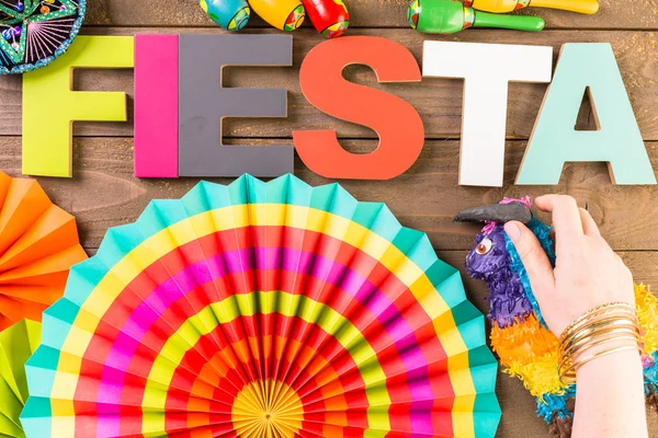 Dekorace pro oslavu Fiesta — Stock fotografie