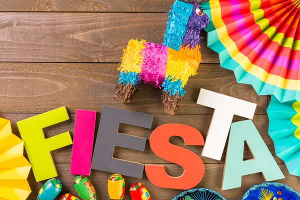 Dekorációk az ünneplő Fiesta — Stock Fotó