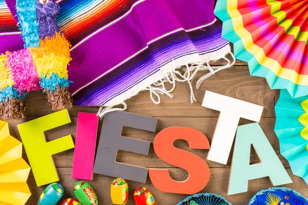 Dekorationer för att fira Fiesta — Stockfoto