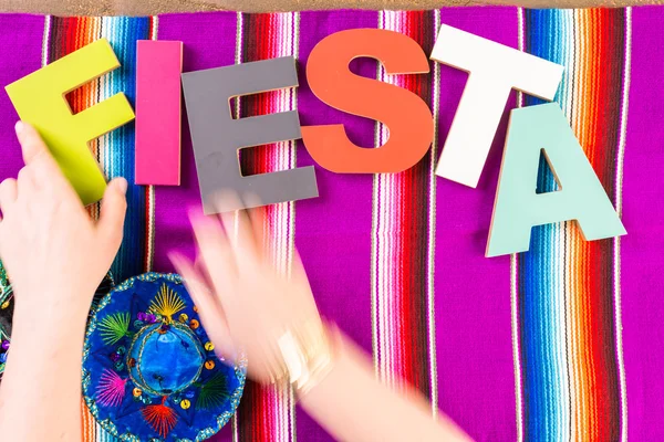 Dekorációk az ünneplő Fiesta — Stock Fotó