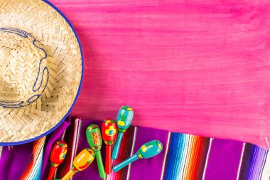 Fiesta table decorations clipart