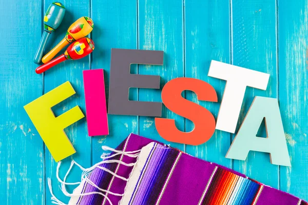 Fiesta Tischdekoration — Stockfoto
