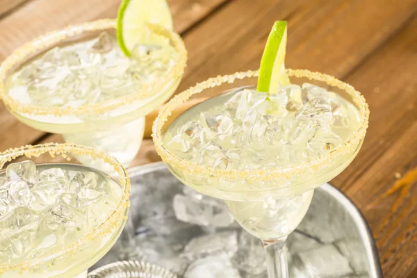 Klassiska lime margaritas — Stockfoto