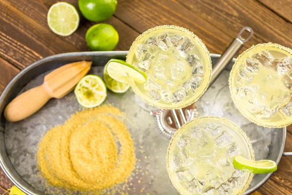 Klassieke kalk margaritas — Stockfoto