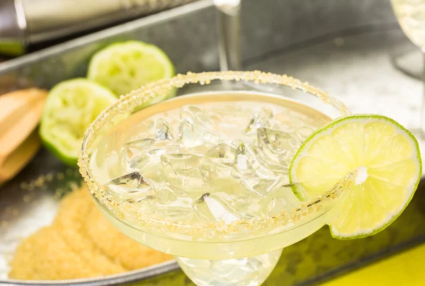 Klassiska lime margaritas — Stockfoto