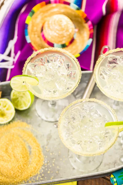 Klassieke kalk margaritas — Stockfoto