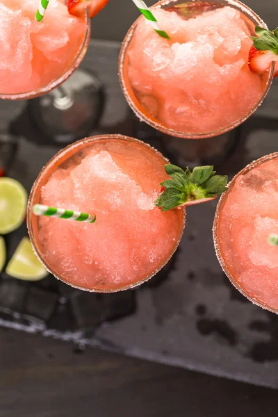 Margaritas de morango congeladas — Fotografia de Stock