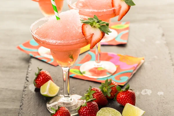 Margaritas aux fraises congelées — Photo