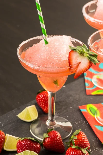 Margarita aux fraises congelées — Photo