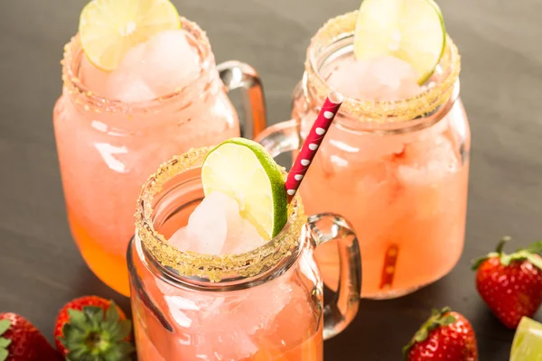 Frozen strawberry margarita