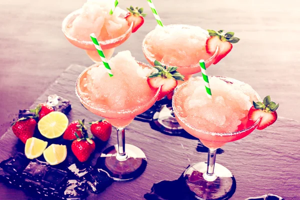 Frozen Strawberry Margarita — Stockfoto