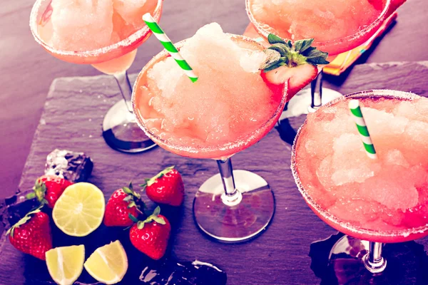 Margarita congelata alla fragola — Foto Stock