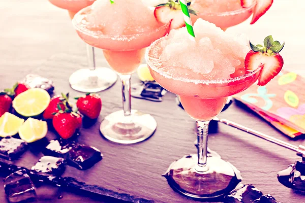 Frozen Strawberry Margarita — Stockfoto