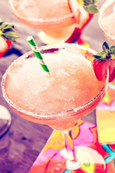 Frozen Strawberry Margarita — Stockfoto