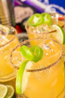 Baharatlı greyfurt margarita