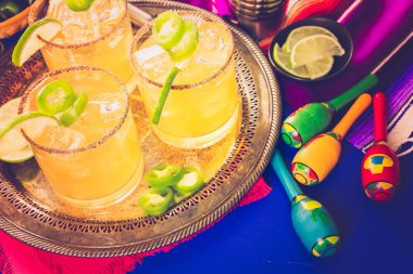 Baharatlı greyfurt margarita