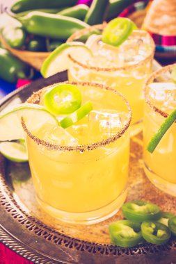 Baharatlı greyfurt margarita