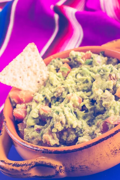 Guacamole fresco fatto in casa — Foto Stock