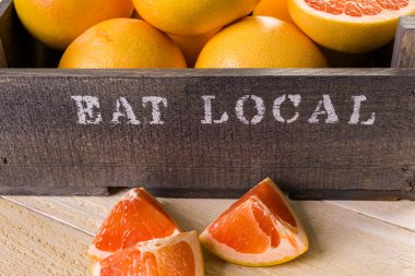 Taze yakut kırmızı greyfurt