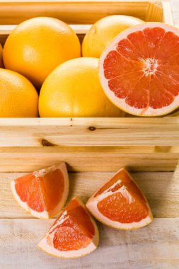 Taze yakut kırmızı greyfurt