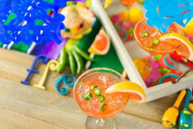 Baharatlı greyfurt margarita 