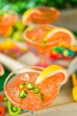 Baharatlı greyfurt margarita 